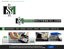 Tablet Screenshot of moneymatters101.com